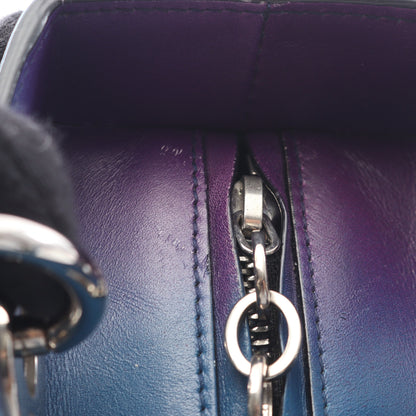 LADY DIOR レディディオール ハンドバッグ レザー ダークブルー グリーン パープル 2WAY クリスチャンディオール バッグ Christian Dior