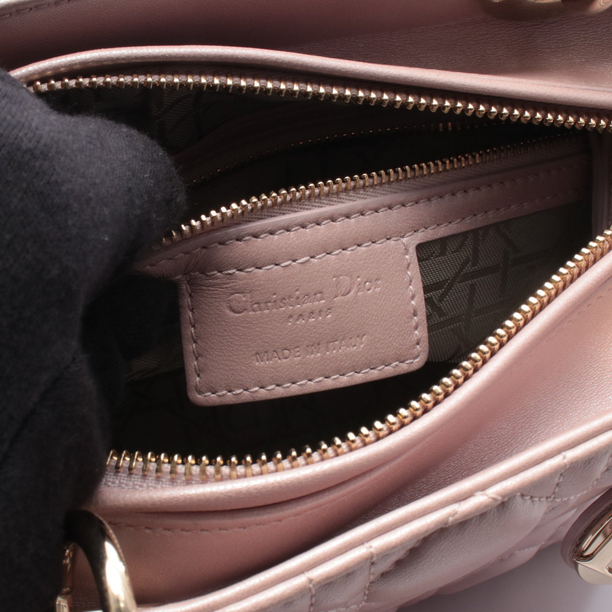LADY DIOR レディディオール ハンドバッグ レザー ピンク 2WAY クリスチャンディオール バッグ Christian Dior