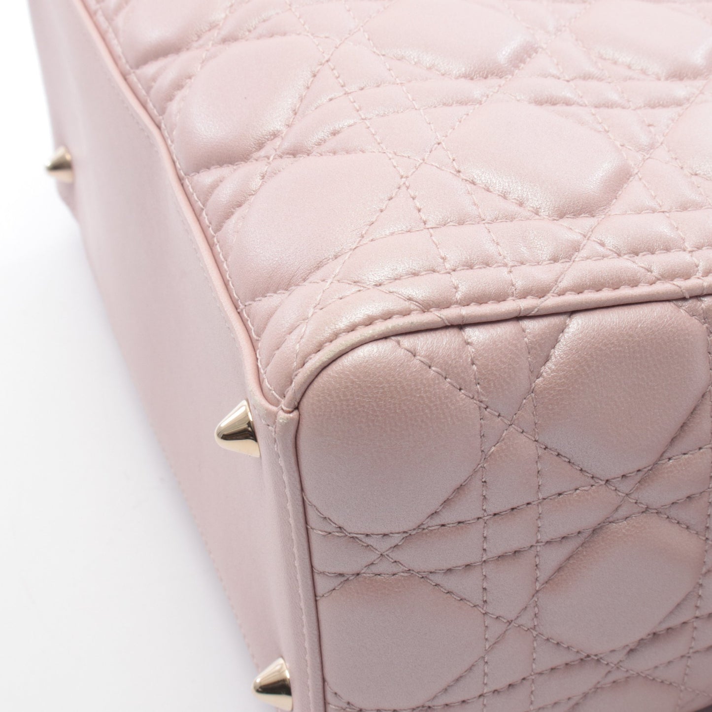 LADY DIOR レディディオール ハンドバッグ レザー ピンク 2WAY クリスチャンディオール バッグ Christian Dior