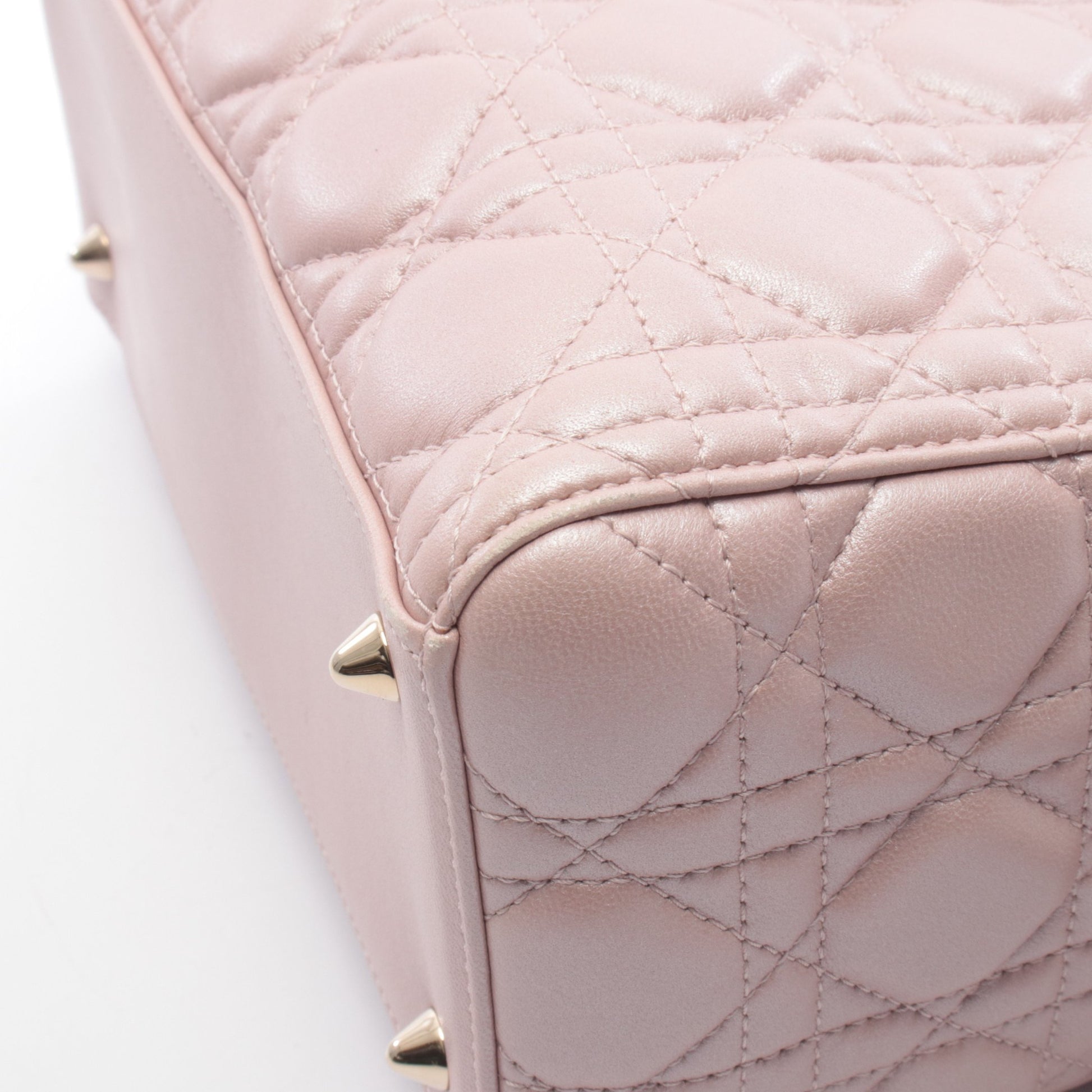 LADY DIOR レディディオール ハンドバッグ レザー ピンク 2WAY クリスチャンディオール バッグ Christian Dior