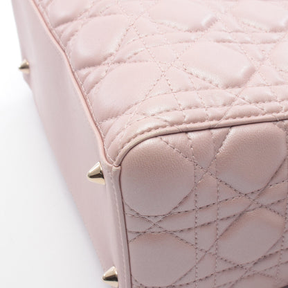LADY DIOR レディディオール ハンドバッグ レザー ピンク 2WAY クリスチャンディオール バッグ Christian Dior