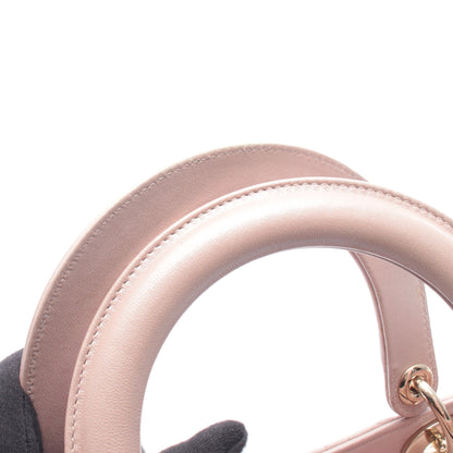LADY DIOR レディディオール ハンドバッグ レザー ピンク 2WAY クリスチャンディオール バッグ Christian Dior