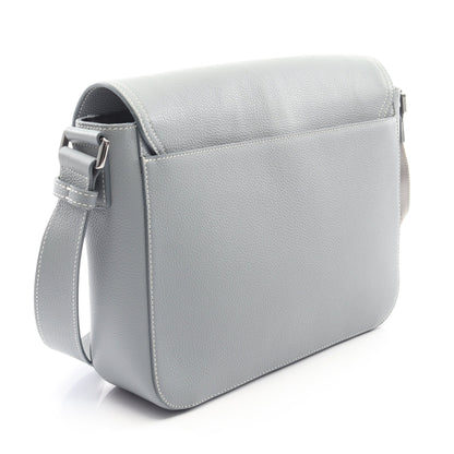 SADDLE サドル メッセンジャーバッグ ショルダーバッグ レザー グレー クリスチャンディオール バッグ Christian Dior