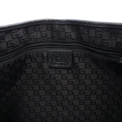 バンブー ジャッキー ワンショルダーバッグ キャンバス レザー ブラック グッチ バッグ GUCCI