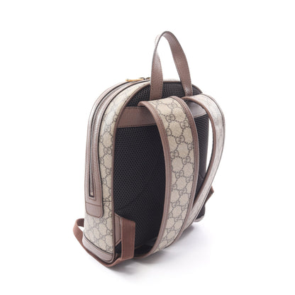 GUCCI × Disney ドナルドダック GGスプリーム バックパック リュックサック PVC レザー ベージュ ダークブラウン マルチカラー グッチ バッグ GUCCI