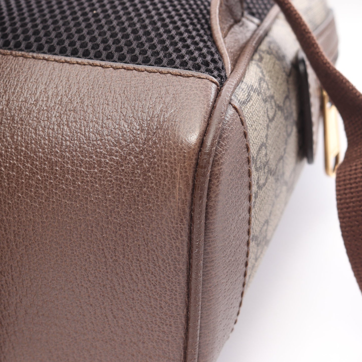 GUCCI × Disney ドナルドダック GGスプリーム バックパック リュックサック PVC レザー ベージュ ダークブラウン マルチカラー グッチ バッグ GUCCI