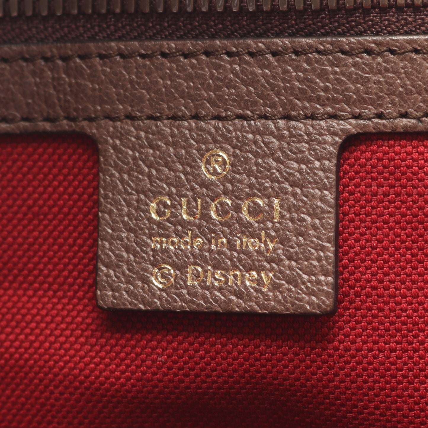 GUCCI × Disney ドナルドダック GGスプリーム バックパック リュックサック PVC レザー ベージュ ダークブラウン マルチカラー グッチ バッグ GUCCI