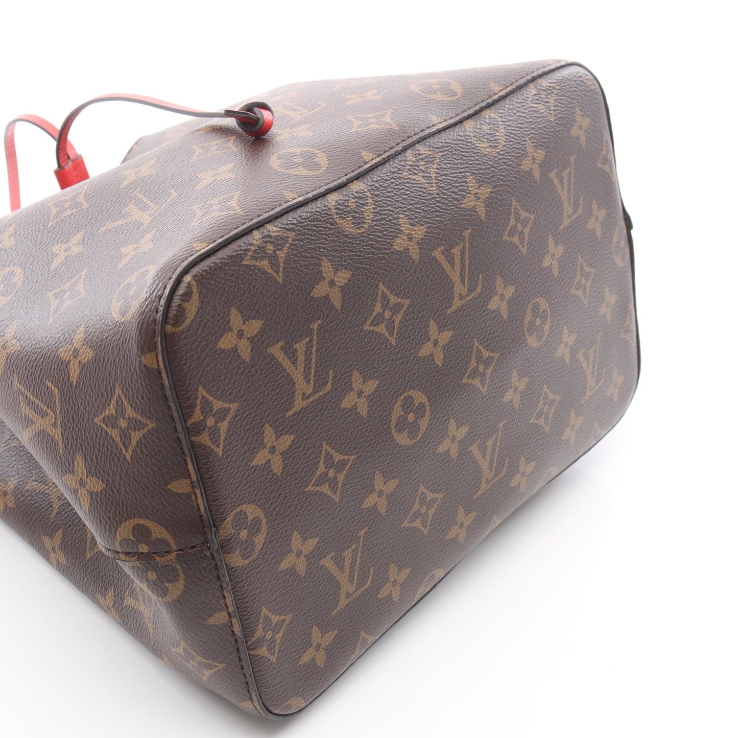 ネオノエ モノグラム コクリコ ショルダーバッグ PVC レザー ブラウン レッド ルイヴィトン バッグ LOUIS VUITTON