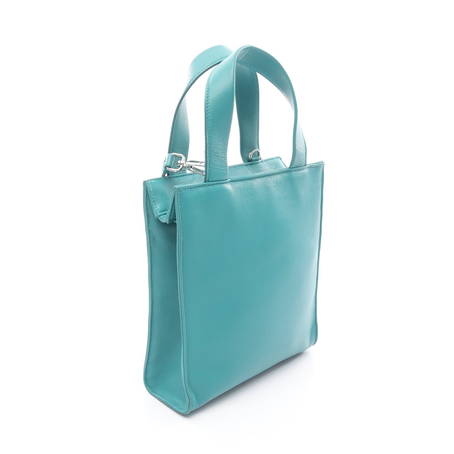 NAPPA ハンドバッグ レザー エメラルドグリーン 2WAY プラダ バッグ PRADA