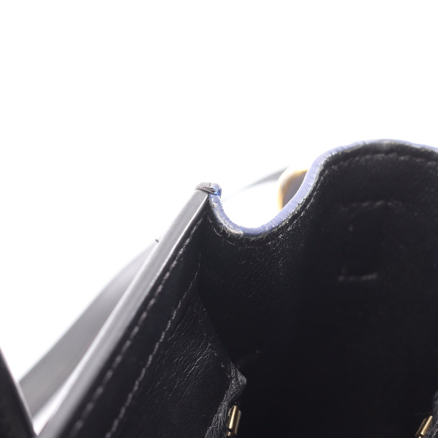 ラゲージ ナノショッパー ハンドバッグ レザー ベージュ ブラック ブルー 2WAY セリーヌ バッグ CELINE