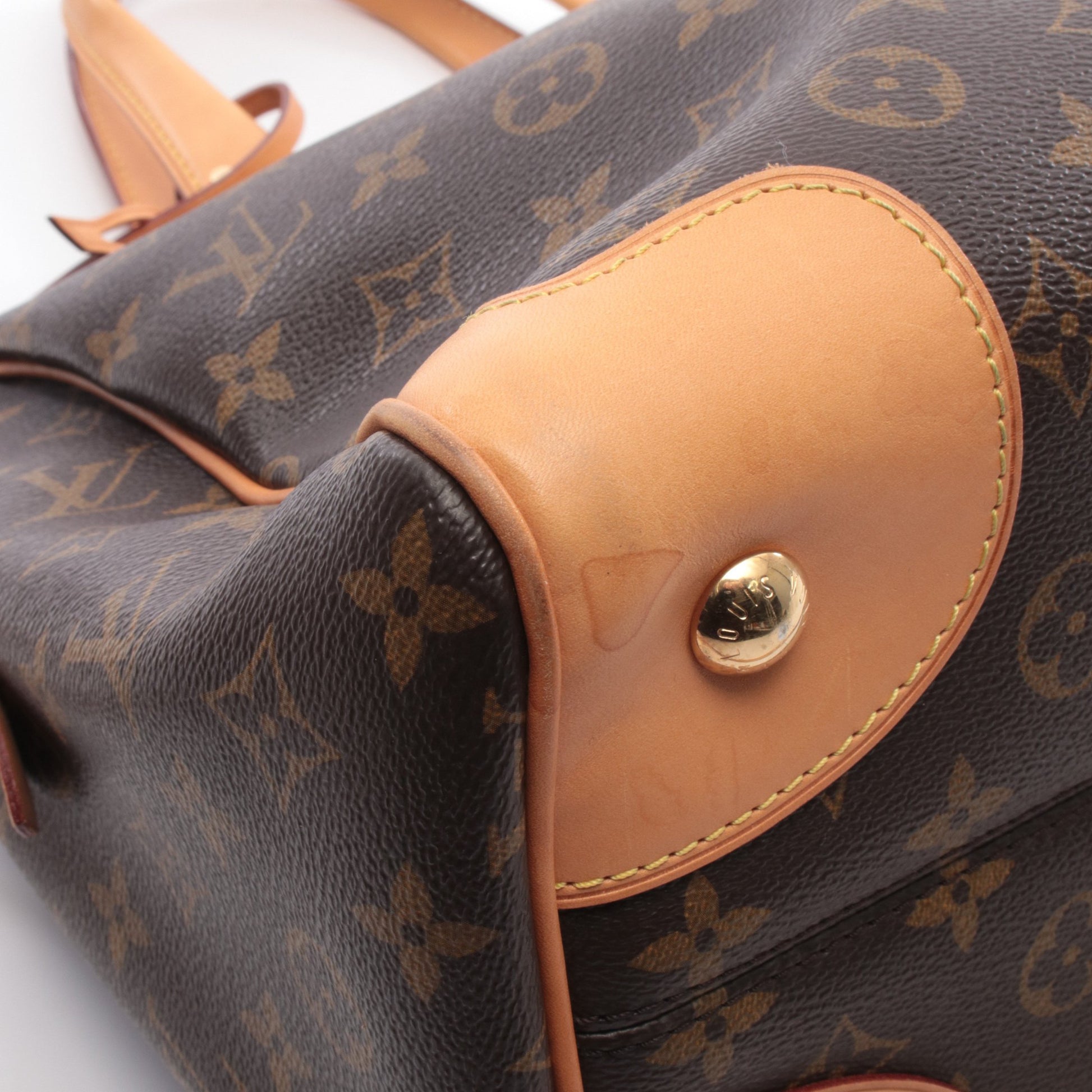 レティーロPM モノグラム ハンドバッグ PVC レザー ブラウン 2WAY ルイヴィトン バッグ LOUIS VUITTON