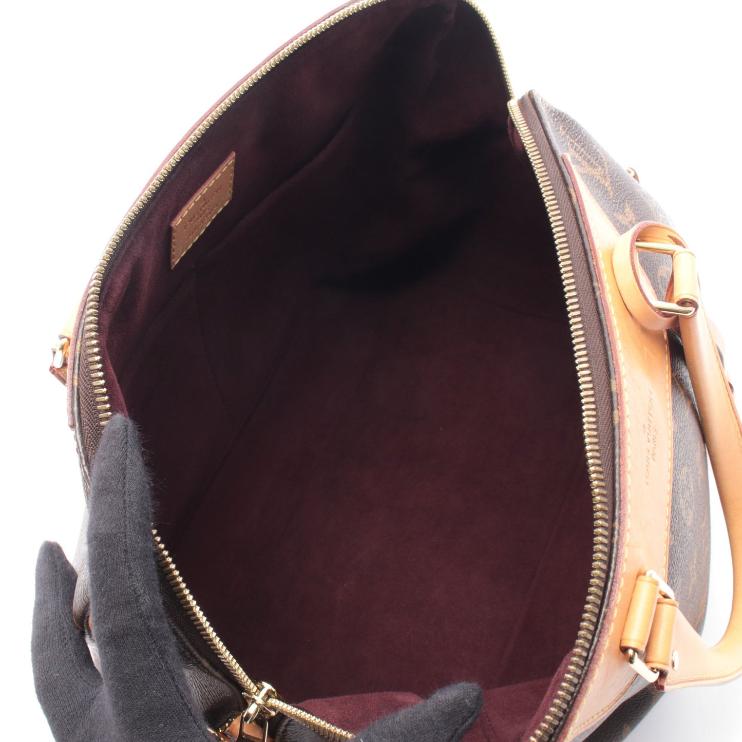 レティーロPM モノグラム ハンドバッグ PVC レザー ブラウン 2WAY ルイヴィトン バッグ LOUIS VUITTON