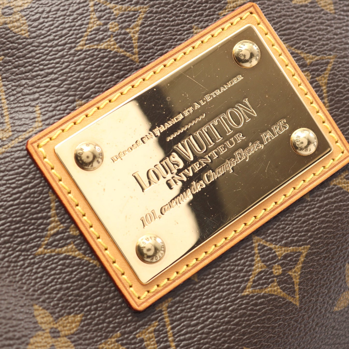 ガリエラPM モノグラム ワンショルダーバッグ PVC レザー ブラウン ルイヴィトン バッグ LOUIS VUITTON