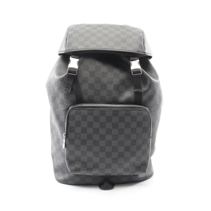 ザック ダミエグラフィット バックパック リュックサック PVC レザー ブラック ルイヴィトン バッグ LOUIS VUITTON