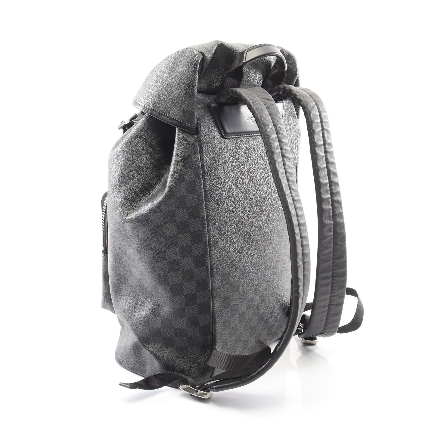 ザック ダミエグラフィット バックパック リュックサック PVC レザー ブラック ルイヴィトン バッグ LOUIS VUITTON