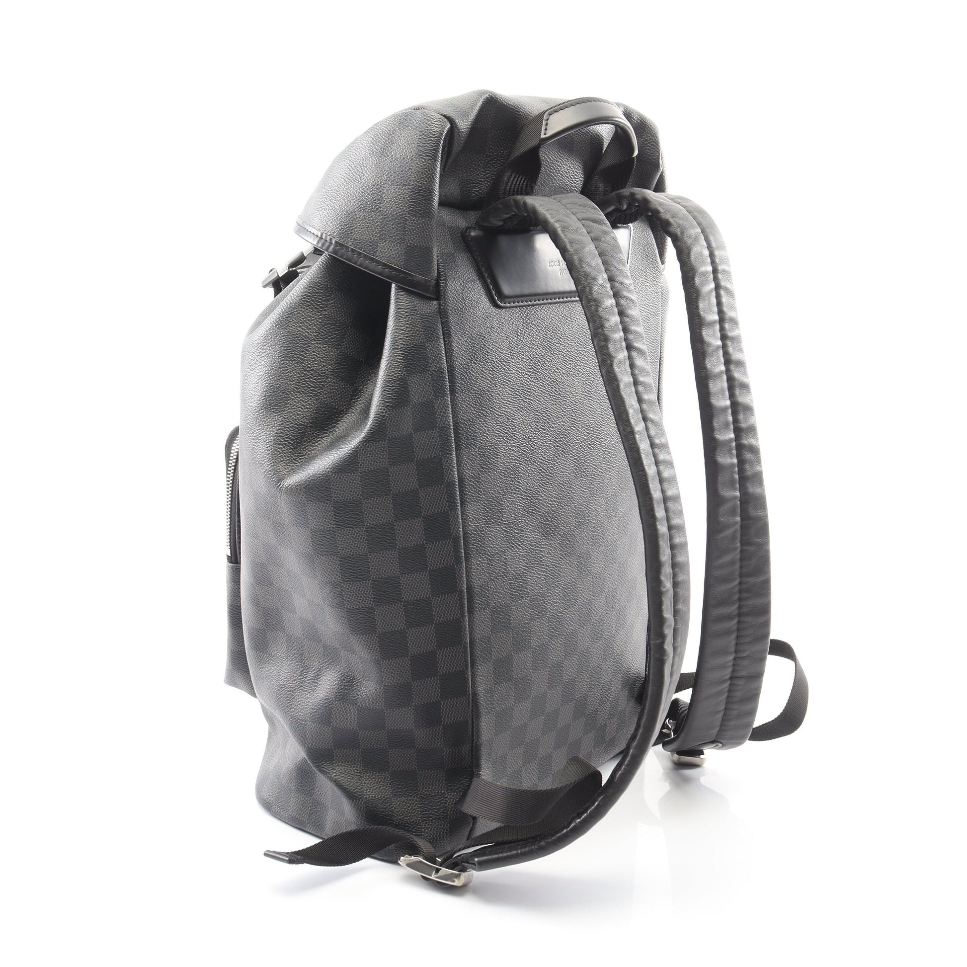 ザック ダミエグラフィット バックパック リュックサック PVC レザー ブラック ルイヴィトン バッグ LOUIS VUITTON