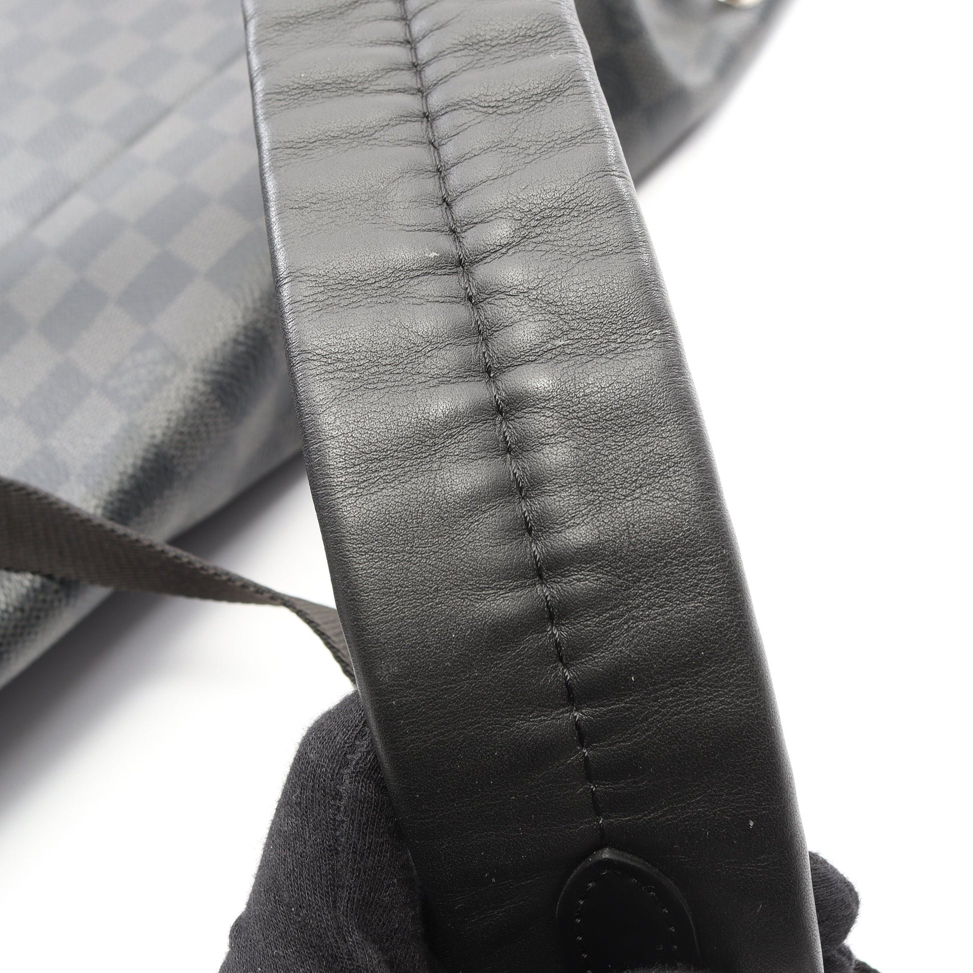 ザック ダミエグラフィット バックパック リュックサック PVC レザー ブラック ルイヴィトン バッグ LOUIS VUITTON