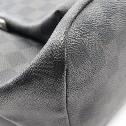 ザック ダミエグラフィット バックパック リュックサック PVC レザー ブラック ルイヴィトン バッグ LOUIS VUITTON