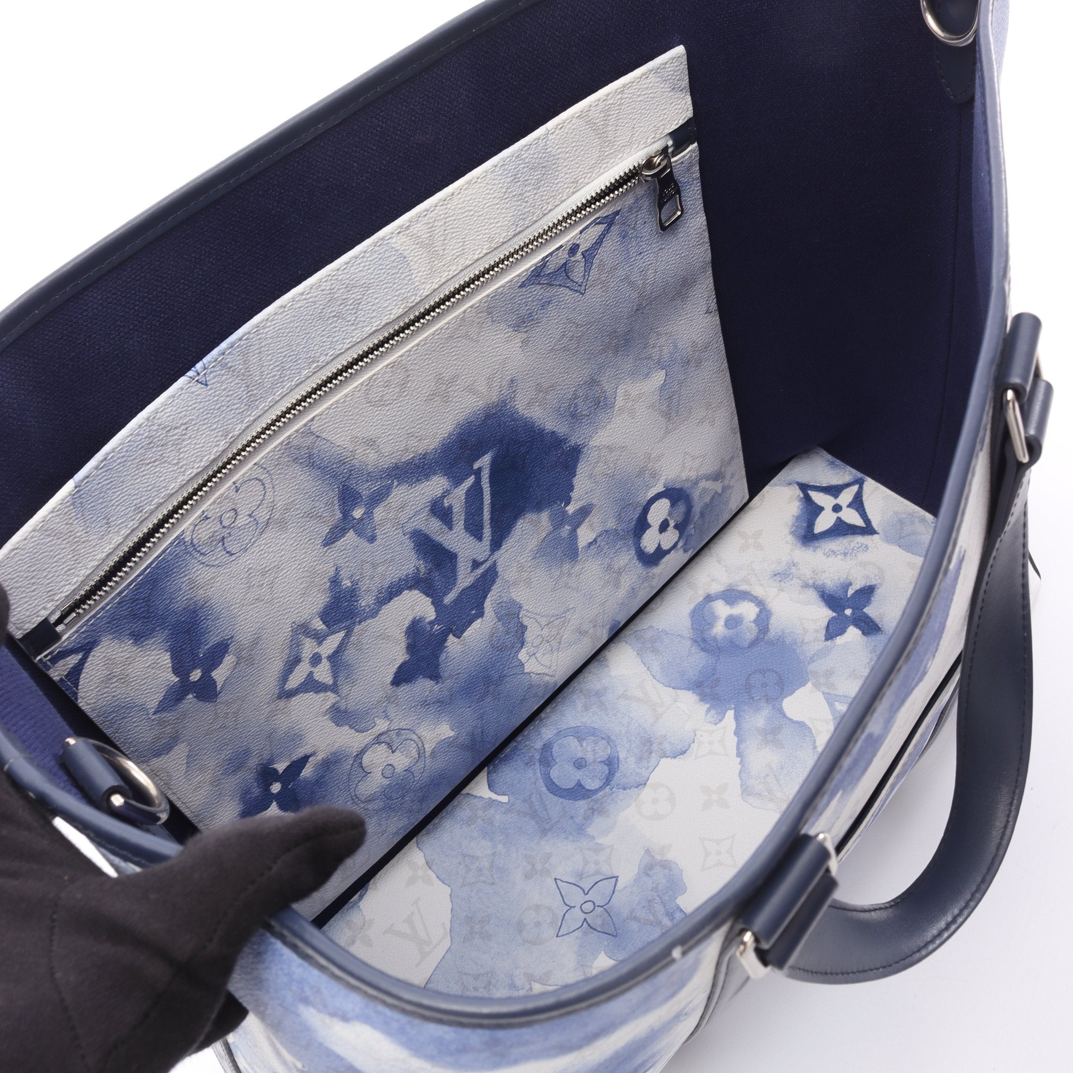 ルイ・ヴィトン モノグラム ウォーターカラー ウィークエンドトート GM LOUIS VUITTON（ルイ・ヴィトン） 【返品OK】【美品】ルイ ヴィトン