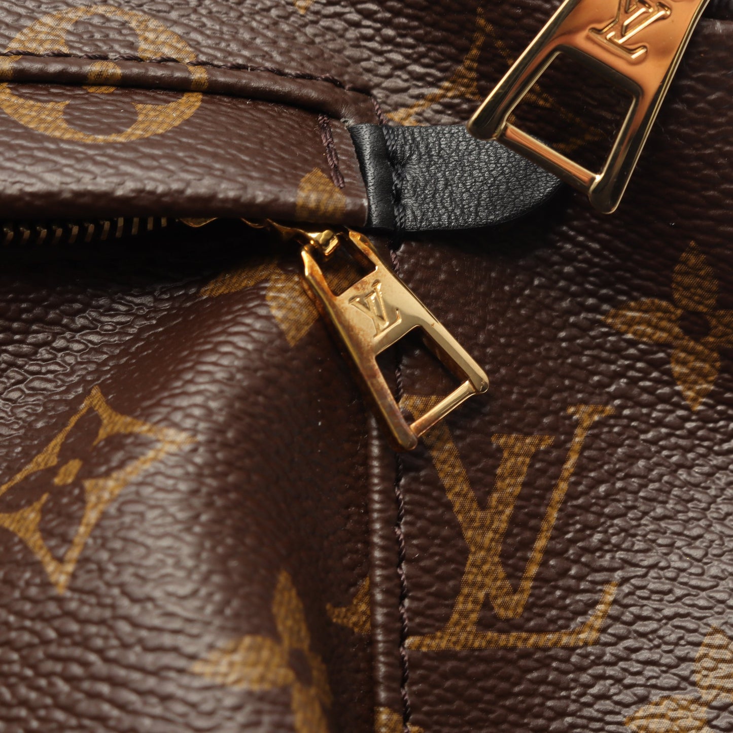 パームスプリングス バックパックMM モノグラム リュックサック PVC レザー ブラウン ルイヴィトン バッグ LOUIS VUITTON