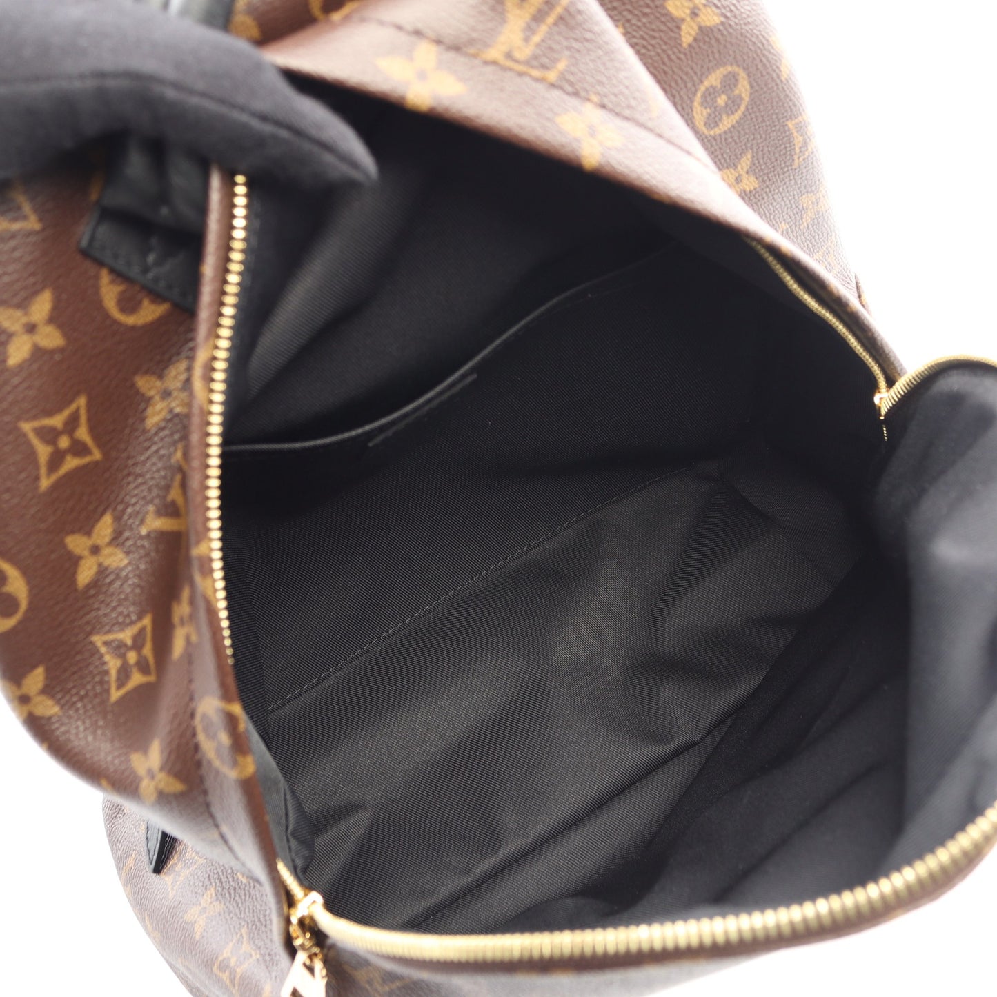 パームスプリングス バックパックMM モノグラム リュックサック PVC レザー ブラウン ルイヴィトン バッグ LOUIS VUITTON