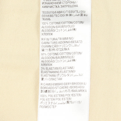 Political Campaign 半袖Tシャツ クルーネック コットン アイボリー バレンシアガ トップス BALENCIAGA