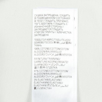 BALENCIAGA × WFP 半袖Tシャツ クルーネック コットン オフホワイト ダメージ加工 バレンシアガ トップス BALENCIAGA