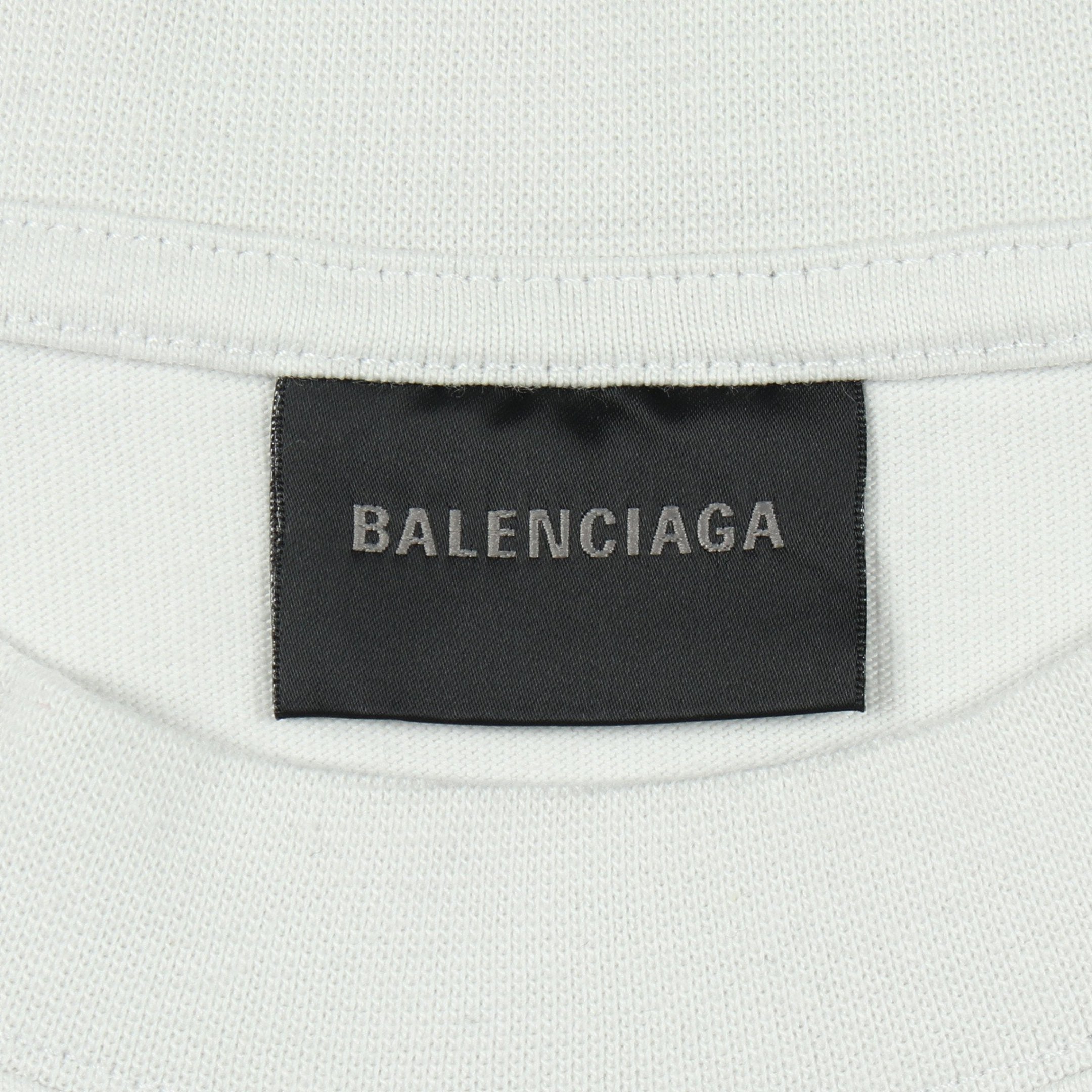 BALENCIAGA × WFP 半袖Tシャツ クルーネック コットン オフホワイト