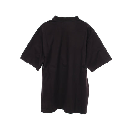 Valentine CD 半袖Tシャツ コットン ブラック ダメージ加工 バレンシアガ トップス BALENCIAGA