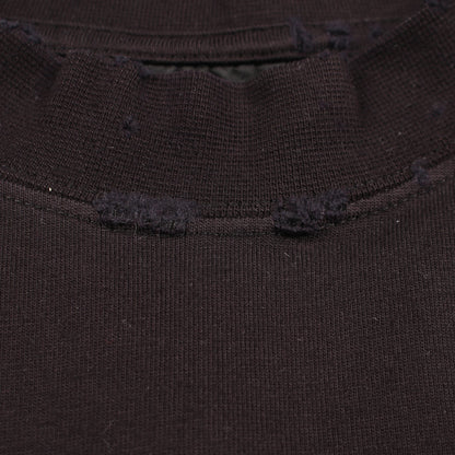 Valentine CD 半袖Tシャツ コットン ブラック ダメージ加工 バレンシアガ トップス BALENCIAGA