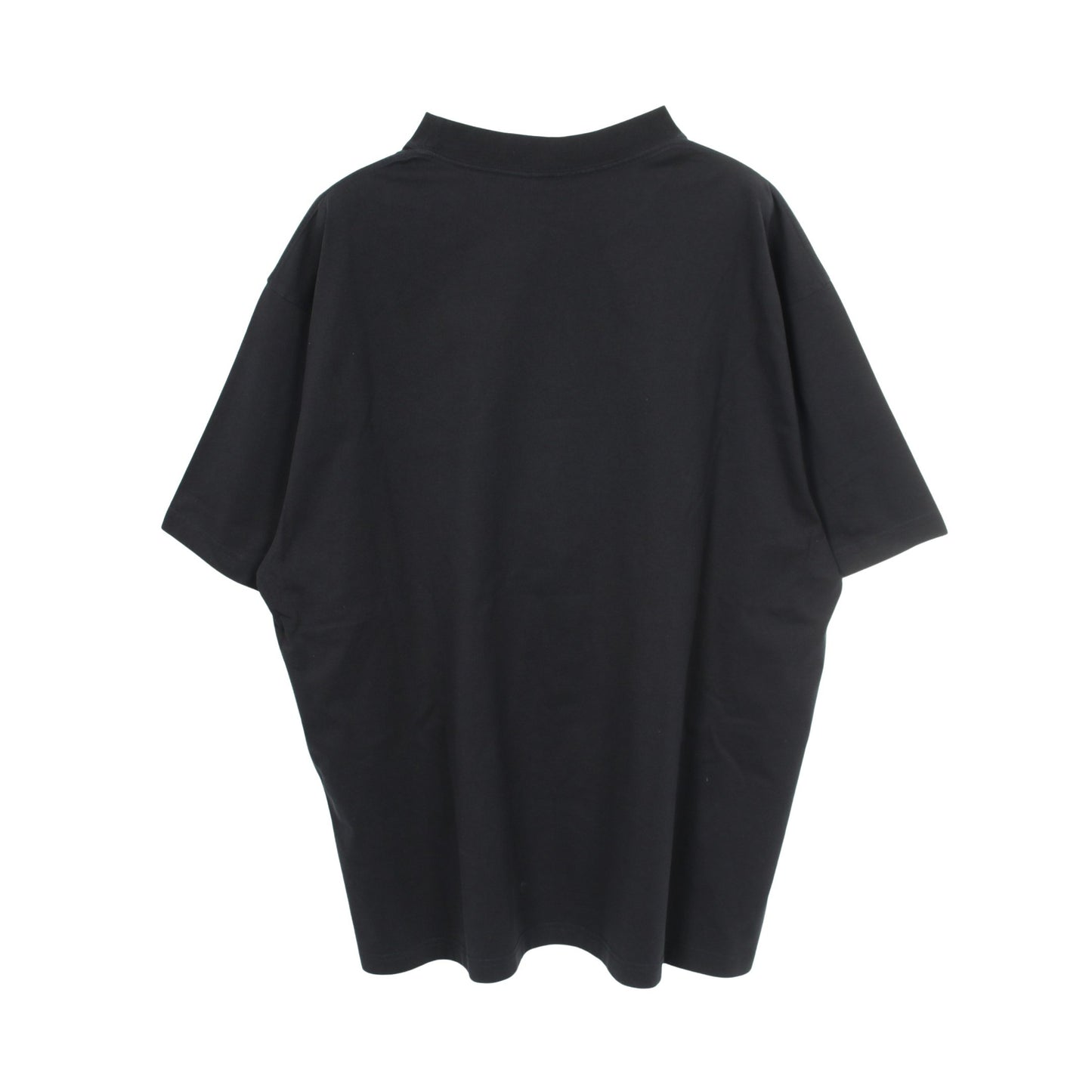 AIRPORT TAG 半袖Tシャツ クルーネック コットン ブラック バレンシアガ トップス BALENCIAGA