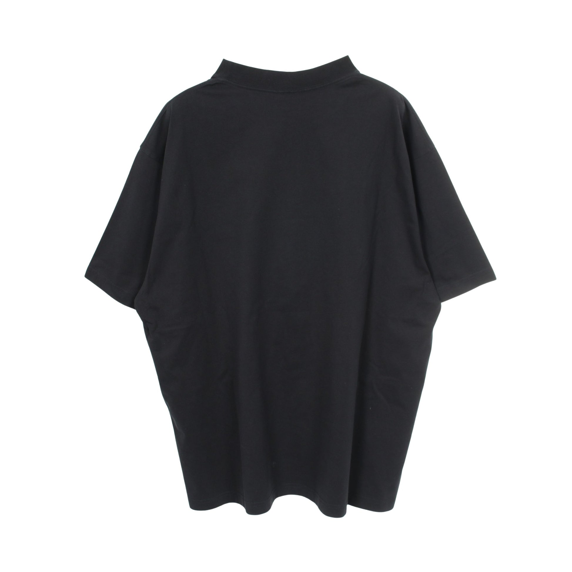 AIRPORT TAG 半袖Tシャツ クルーネック コットン ブラック バレンシアガ トップス BALENCIAGA