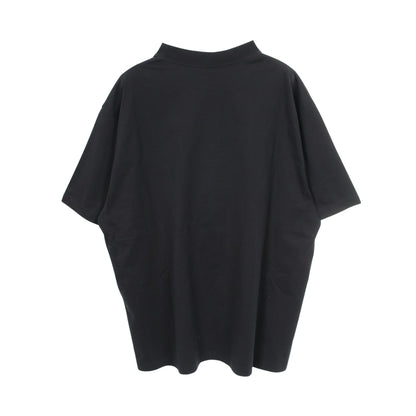 AIRPORT TAG 半袖Tシャツ クルーネック コットン ブラック バレンシアガ トップス BALENCIAGA