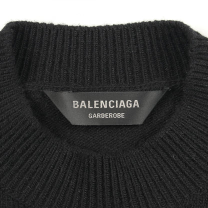 Garde-Robe ニット バックロゴ ウール ブラック バレンシアガ トップス BALENCIAGA
