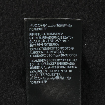 プルオーバーパーカー ロゴ ボア ブラック バレンシアガ トップス BALENCIAGA