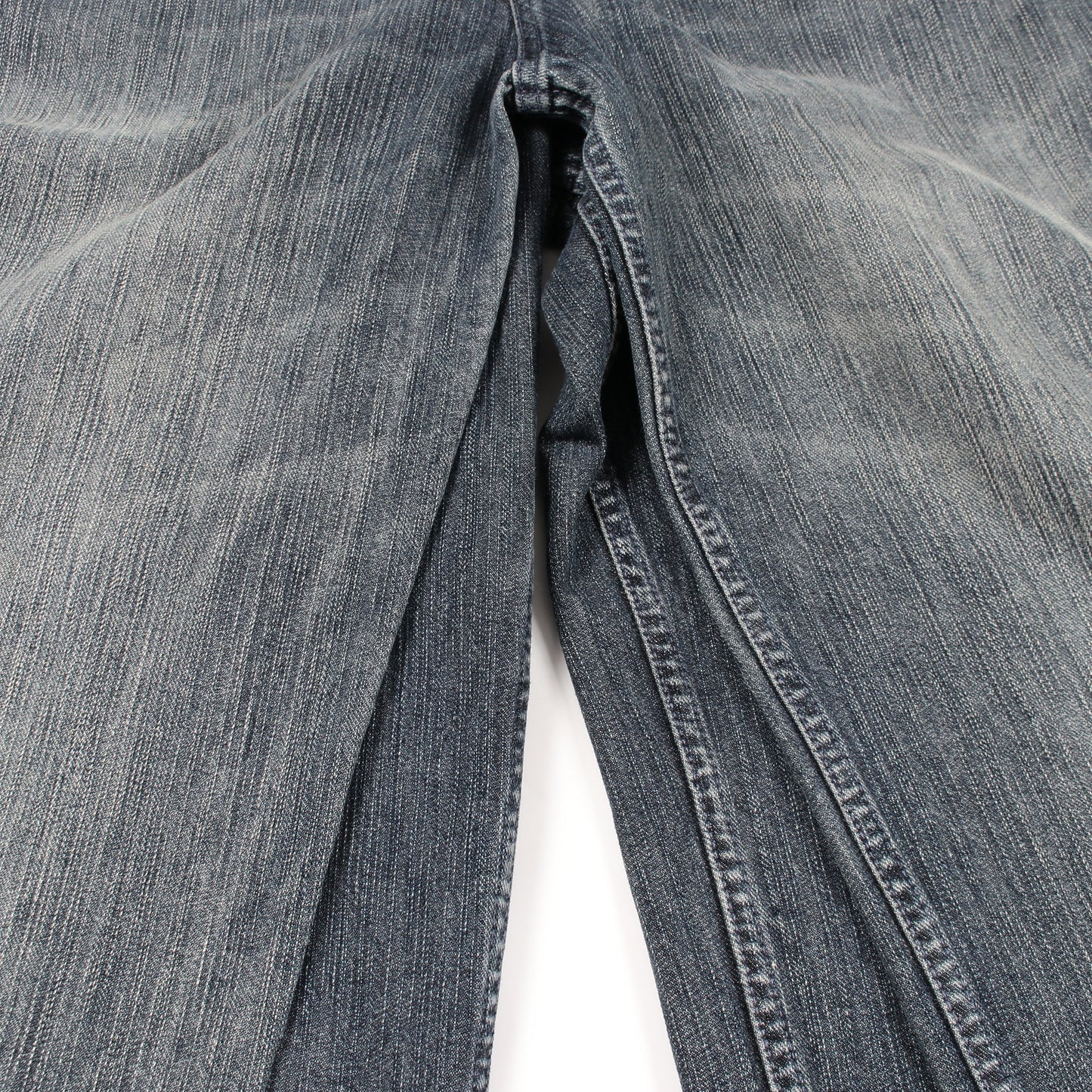 DOUBLE SIDE PANTS ダブルサイド デニムパンツ コットン インディゴブルー ダメージ加工 バレンシアガ ボトムス BALENCIAGA
