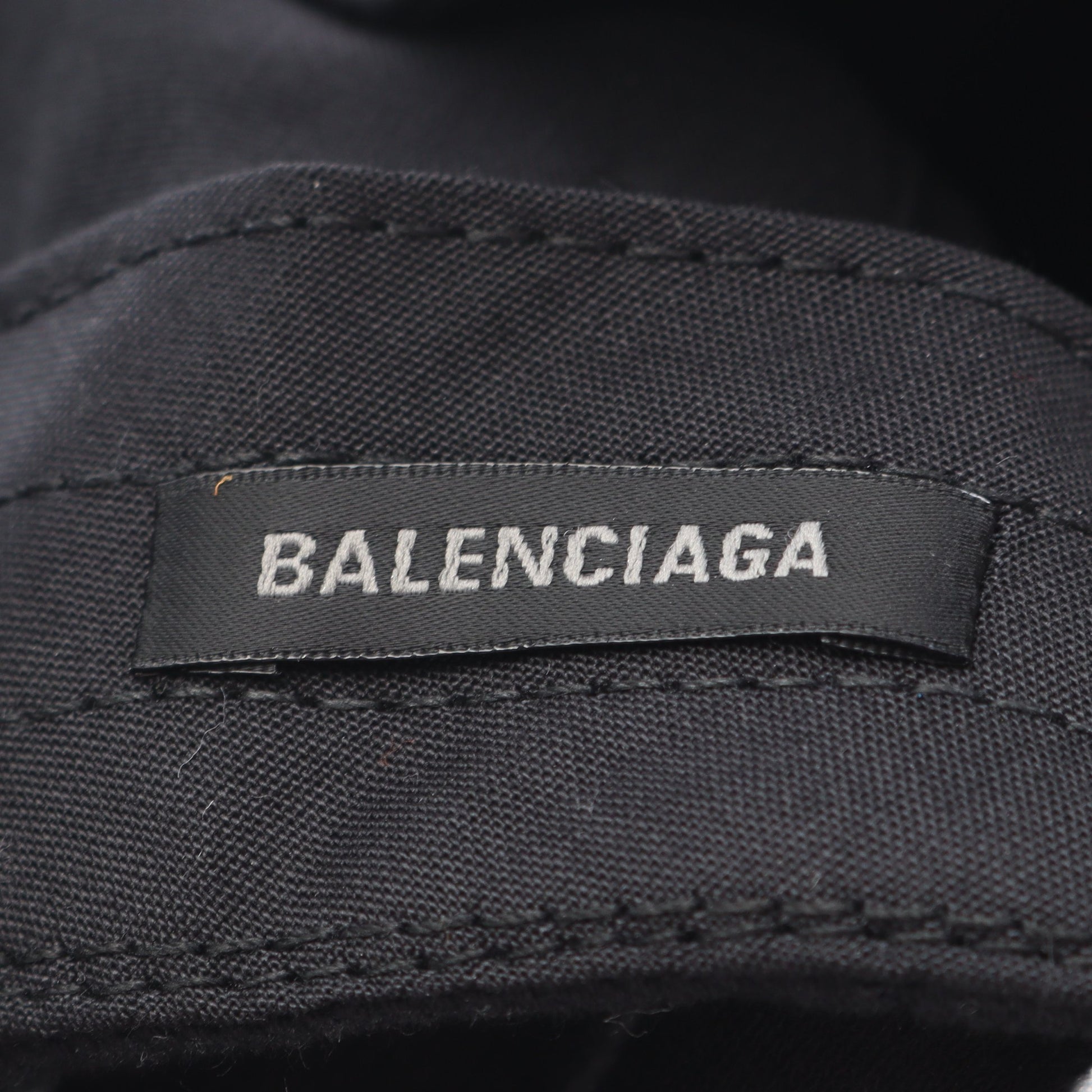 BALENCIAGA × Scholl キャップ ロゴ刺繍 キャンバス ブラック バレンシアガ 財布・小物 BALENCIAGA