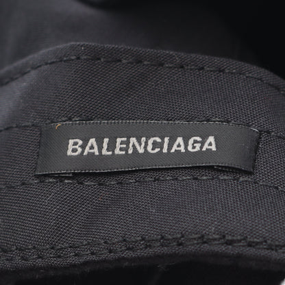 BALENCIAGA × Scholl キャップ ロゴ刺繍 キャンバス ブラック バレンシアガ 財布・小物 BALENCIAGA