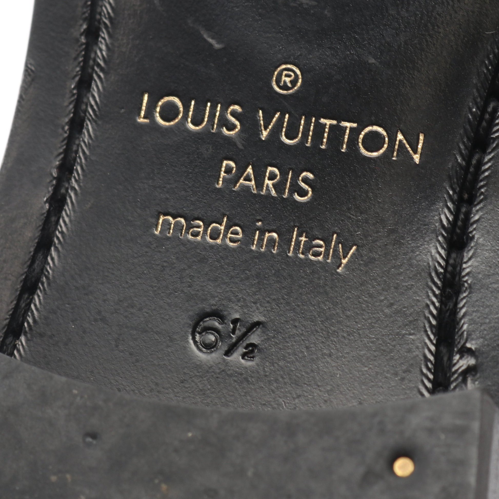 ウォールストリートライン ダービーシューズ エピ ドレスシューズ レザー ブラック ルイヴィトン シューズ LOUIS VUITTON