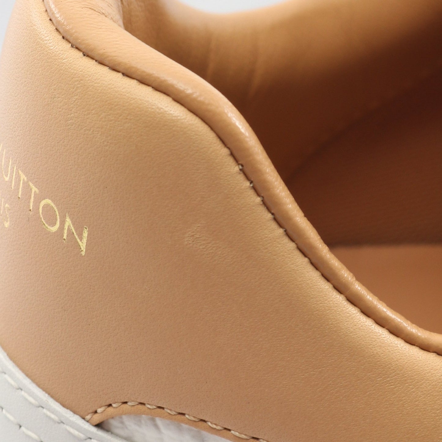 ビバリーヒルズライン モノグラム スニーカー レザー ホワイト ベージュ ルイヴィトン