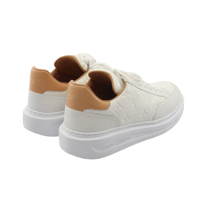 ビバリーヒルズライン モノグラム スニーカー レザー ホワイト ベージュ ルイヴィトン