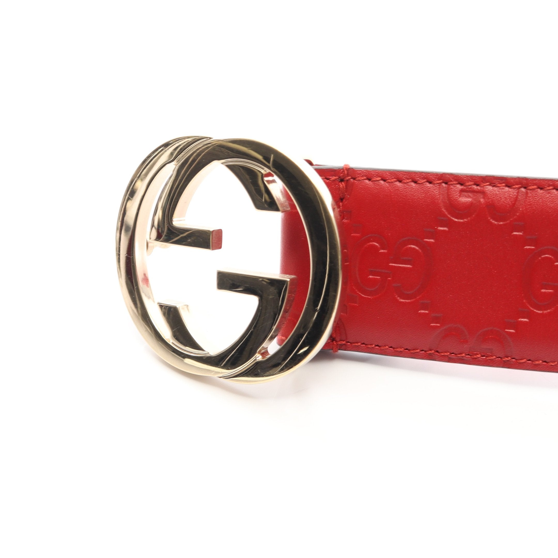 GUCCI グッチ インターロッキングG ベルト 小物 ブラック メンズ GUCCI