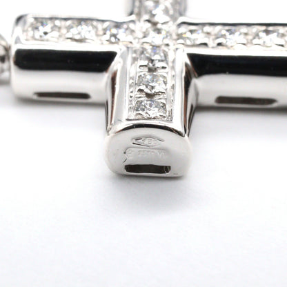 ラテンクロス ダイヤ ネックレス ネックレス K18WG ダイヤモンド ホワイトゴールド クリア ブルガリ アクセサリー BVLGARI