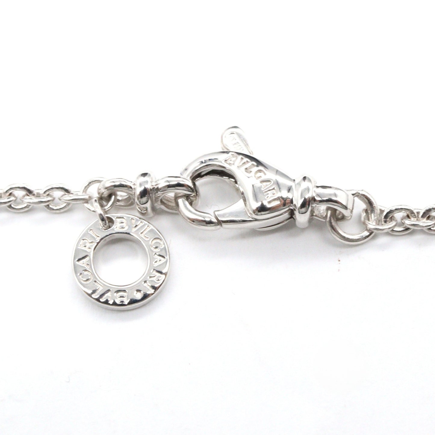 ラテンクロス ダイヤ ネックレス ネックレス K18WG ダイヤモンド ホワイトゴールド クリア ブルガリ アクセサリー BVLGARI