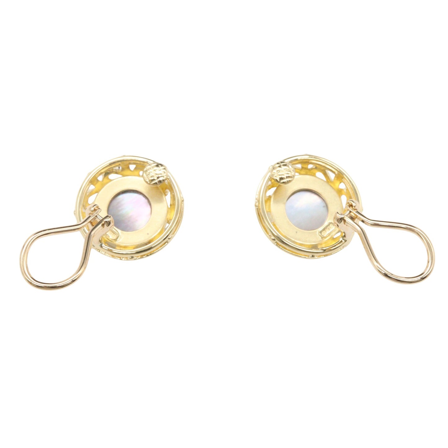 ピクウェ シェル イヤリング イヤリング K18YG イエローゴールド ミキモト アクセサリー MIKIMOTO