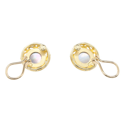 ピクウェ シェル イヤリング イヤリング K18YG イエローゴールド ミキモト アクセサリー MIKIMOTO