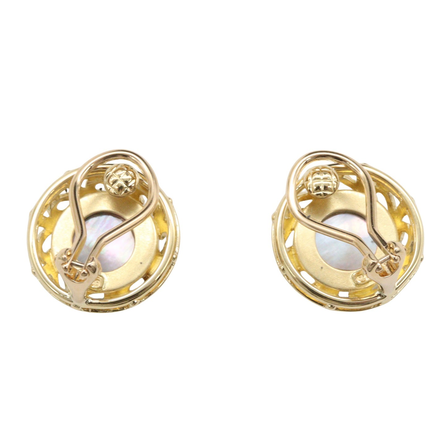 ピクウェ シェル イヤリング イヤリング K18YG イエローゴールド ミキモト アクセサリー MIKIMOTO