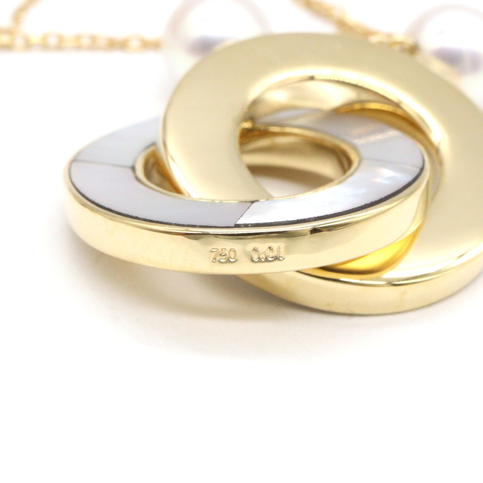 パール シェル ネックレス ネックレス K14YG パール シェル イエローゴールド ホワイト タサキ アクセサリー TASAKI