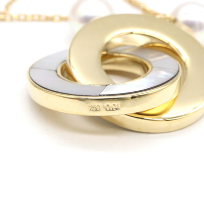 パール シェル ネックレス ネックレス K14YG パール シェル イエローゴールド ホワイト タサキ アクセサリー TASAKI