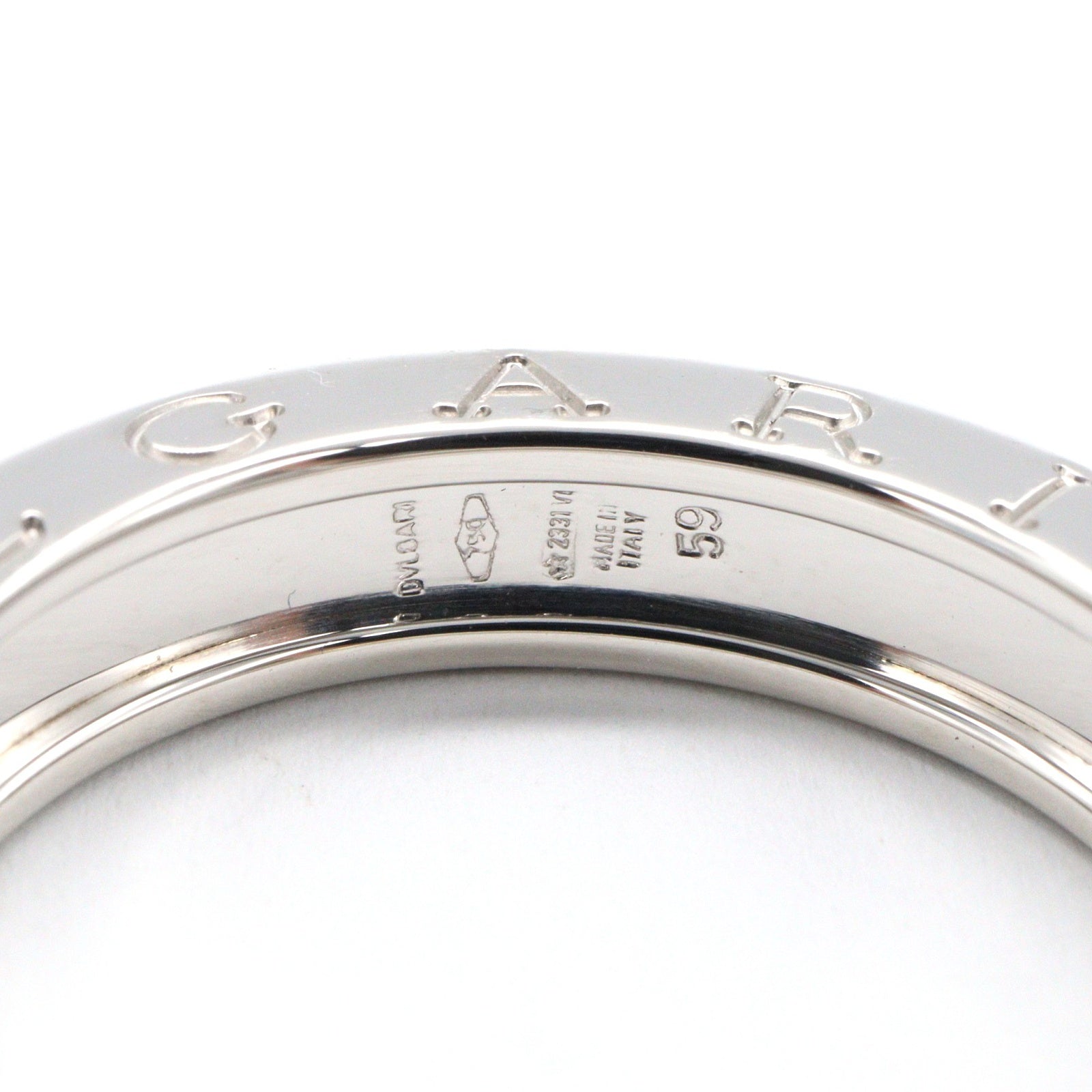 B-zero1 ビーゼロワン リング 1バンド リング 指輪 K18WG ホワイトゴールド ブルガリ アクセサリー BVLGARI